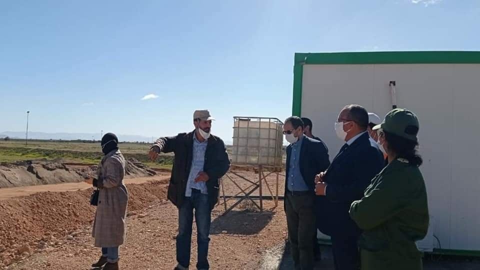 عقد اجتماع بمقر الجماعة حضره الى جانب رئيس الجماعة بالنيابة عبد الله القسطلاني