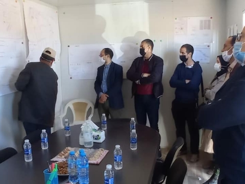 مثل نائب الرئيس عبد الله القسطلاني الجماعة في اللجنة المكلفة بتتبع أشغال محطة معالجة المياه العادمة بمنطقة اتبان والخاصة بالمنطقة الصناعية