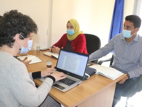 استقبلت السيدة سميرة واكريم نائب رئيس جماعة تيزنيت...لسيدة ماريا مستشارة مستقلة متخصصة في مجال الجماعات الترابية و الديمقراطية التشاركية بالمغرب