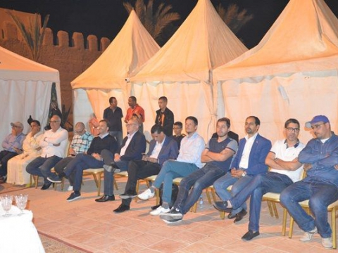 السيد رئيس الجماعة يتفقد تقدم أشغال مشروع قناة تصريف مياه الأمطار
