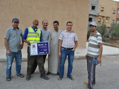 يافطات تشويرية بحي الفرح
