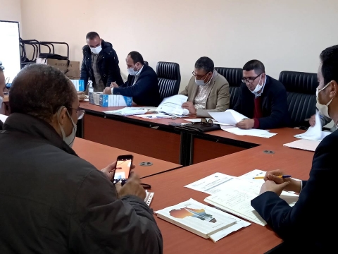 اجتماع لجنة فتح أظرفة طلب العروض رقم 48/2020
