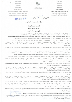 قرار حول تنظيم مباريات التوظيف بجماعة تيزنيت